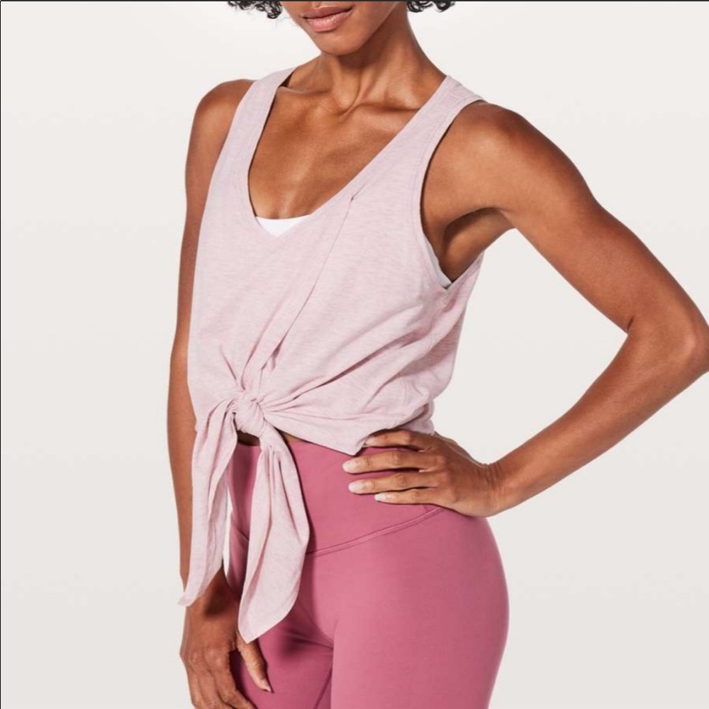 Lululemon front tie tank